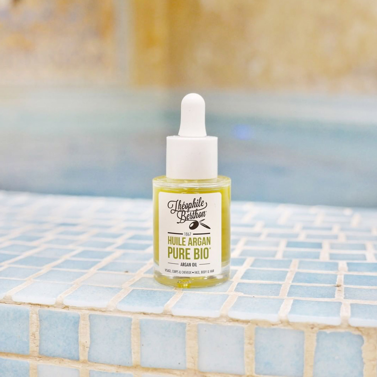 Théophile Berthon Soin corps huile d'argan pure bio 30ml visage