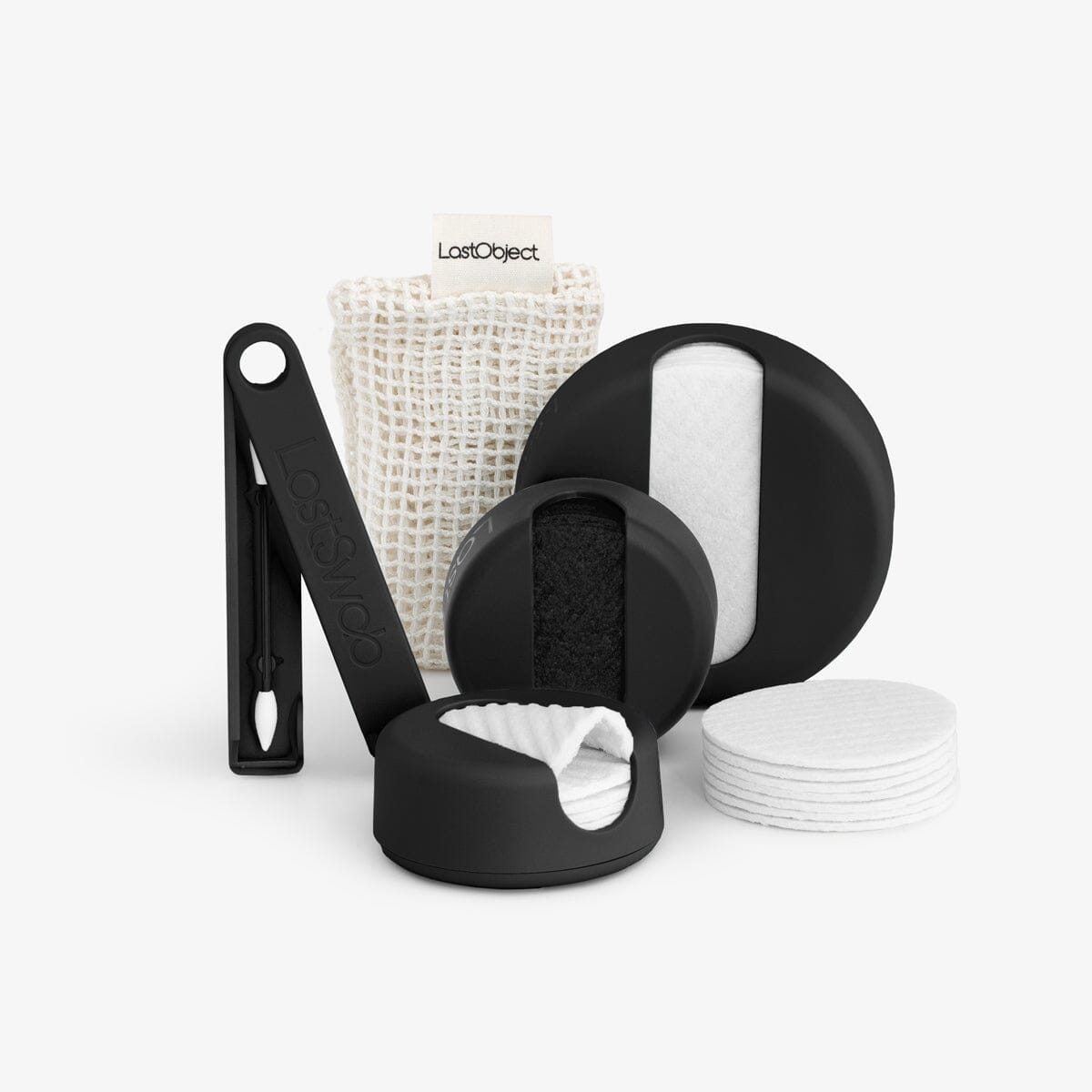 LastSwab Kit démaquillage lavable Essential coton + beauty