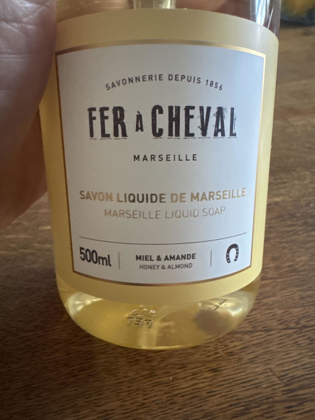 Fer à Cheval Savon Liquide Marseille Miel & Amande 1L gourmand