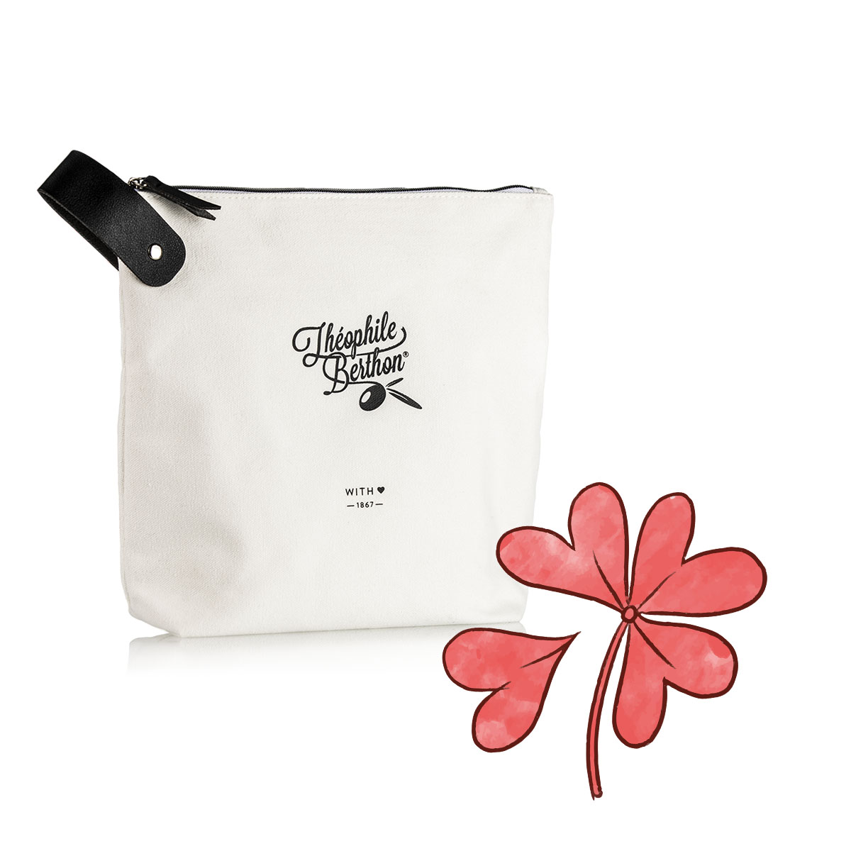 THEOPHILE BERTHON Trousse cadeau en coton pochette vide