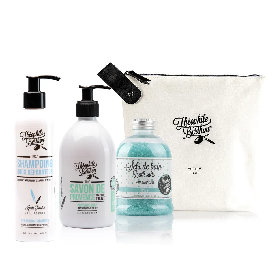 Theophile Berthon Coffrets Trousses trousse cadeau 3 soins menthe poivrée