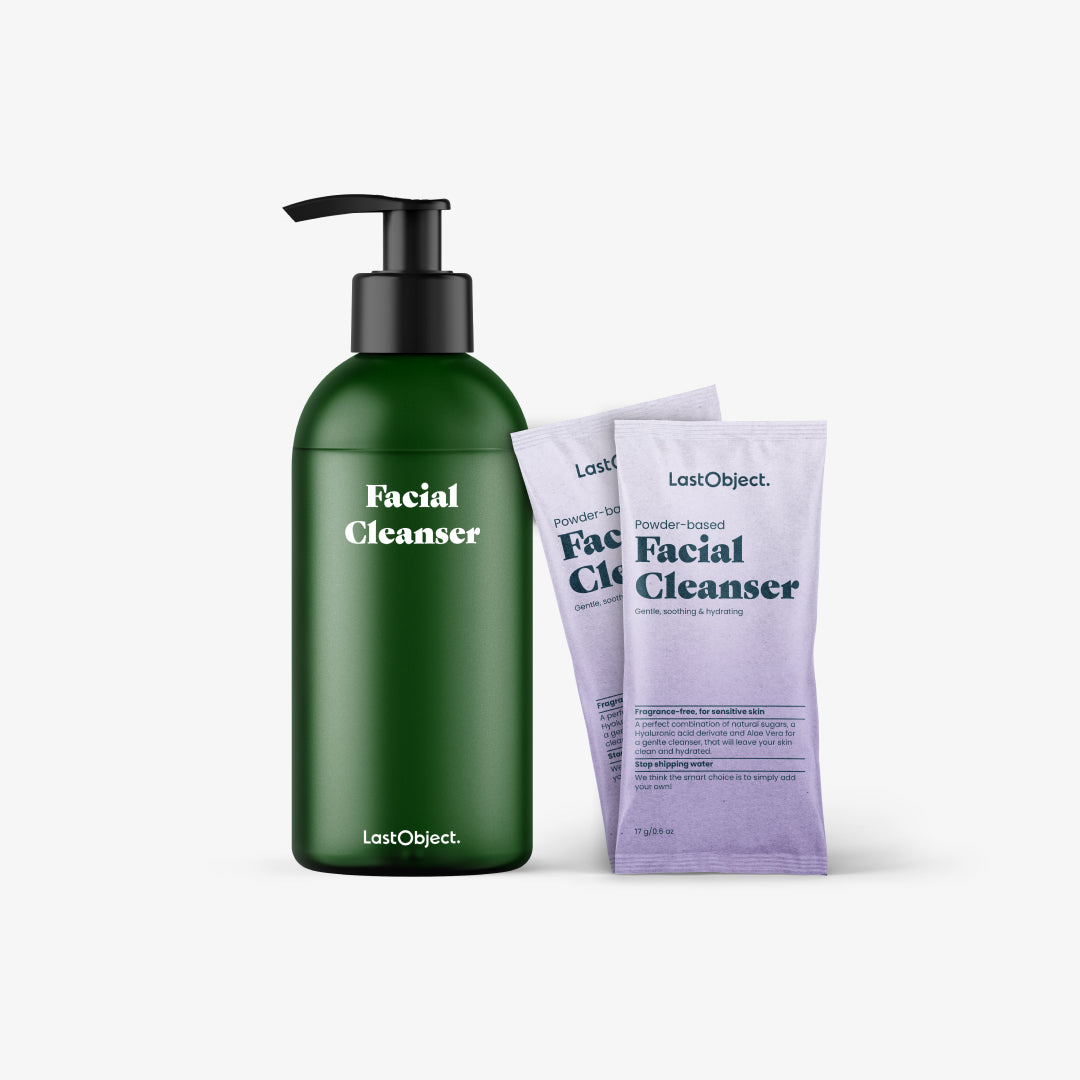 LastSwab Nettoyant Visage poudre kit 300 ml 2 recharges