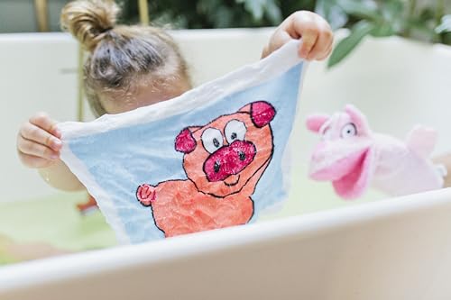 Isabelle Laurier Toddlers serviette magique cochon coton 30x30