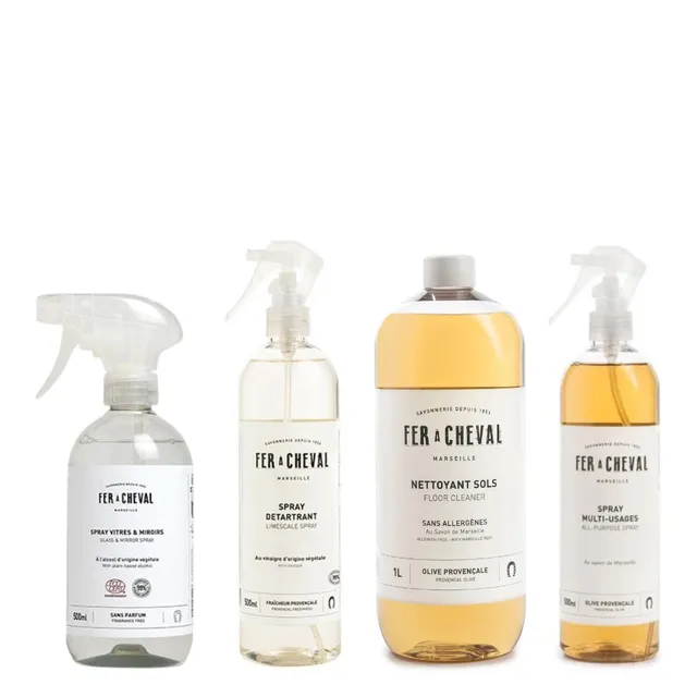 Fer à Cheval Routine Propreté kit nettoyage multi-usages olive