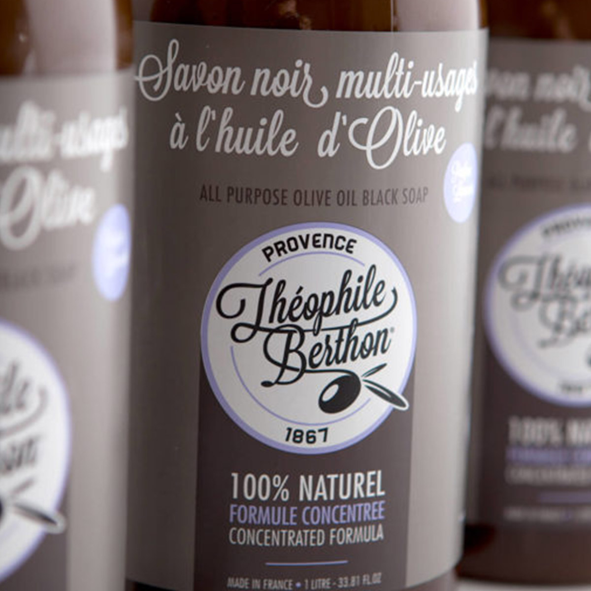 Théophile Berthon Savon Noir liquide multi-usages lavande 1 L