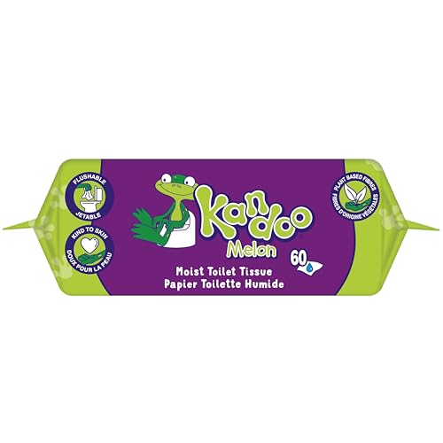 Kandoo Lingettes Melon Lingettes Humides 60 lingettes jetables