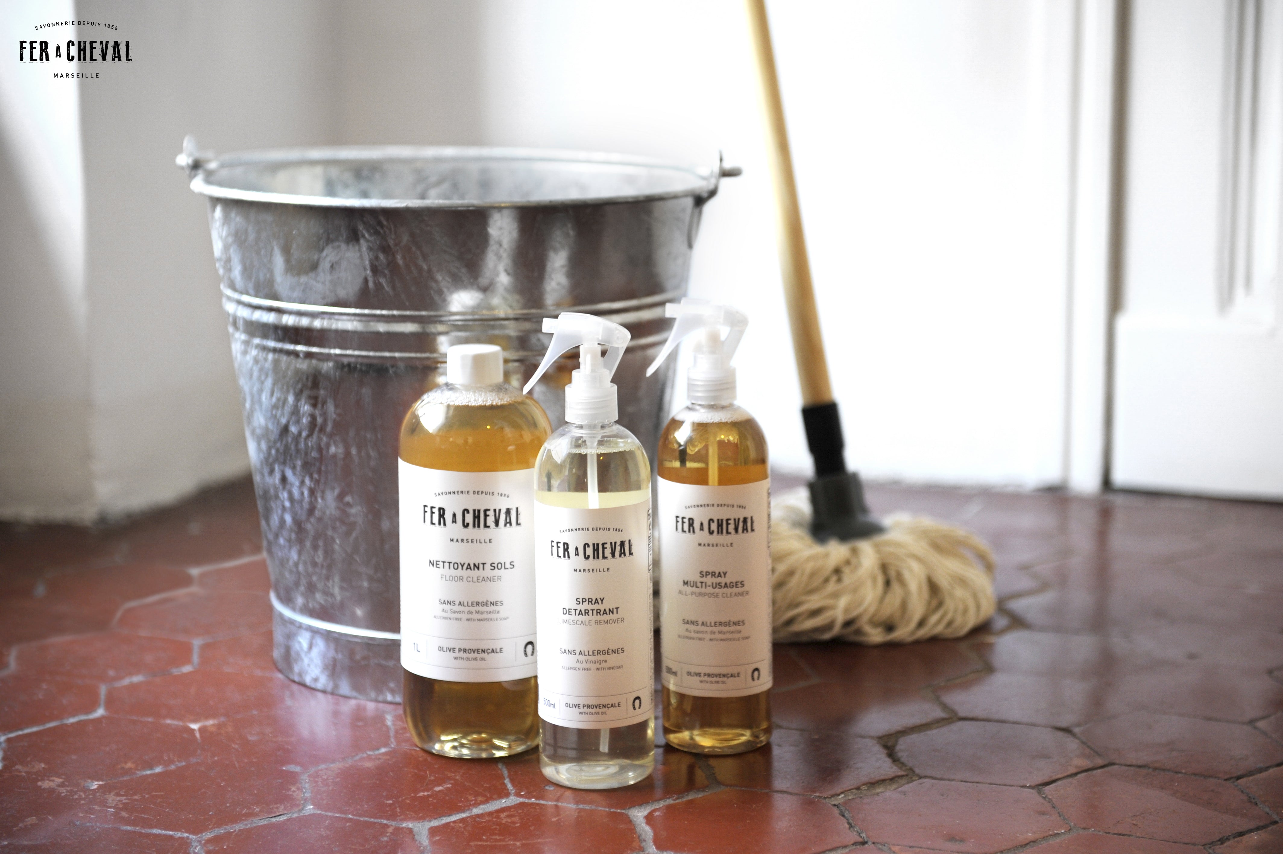 Fer à Cheval Routine Propreté kit nettoyage multi-usages olive