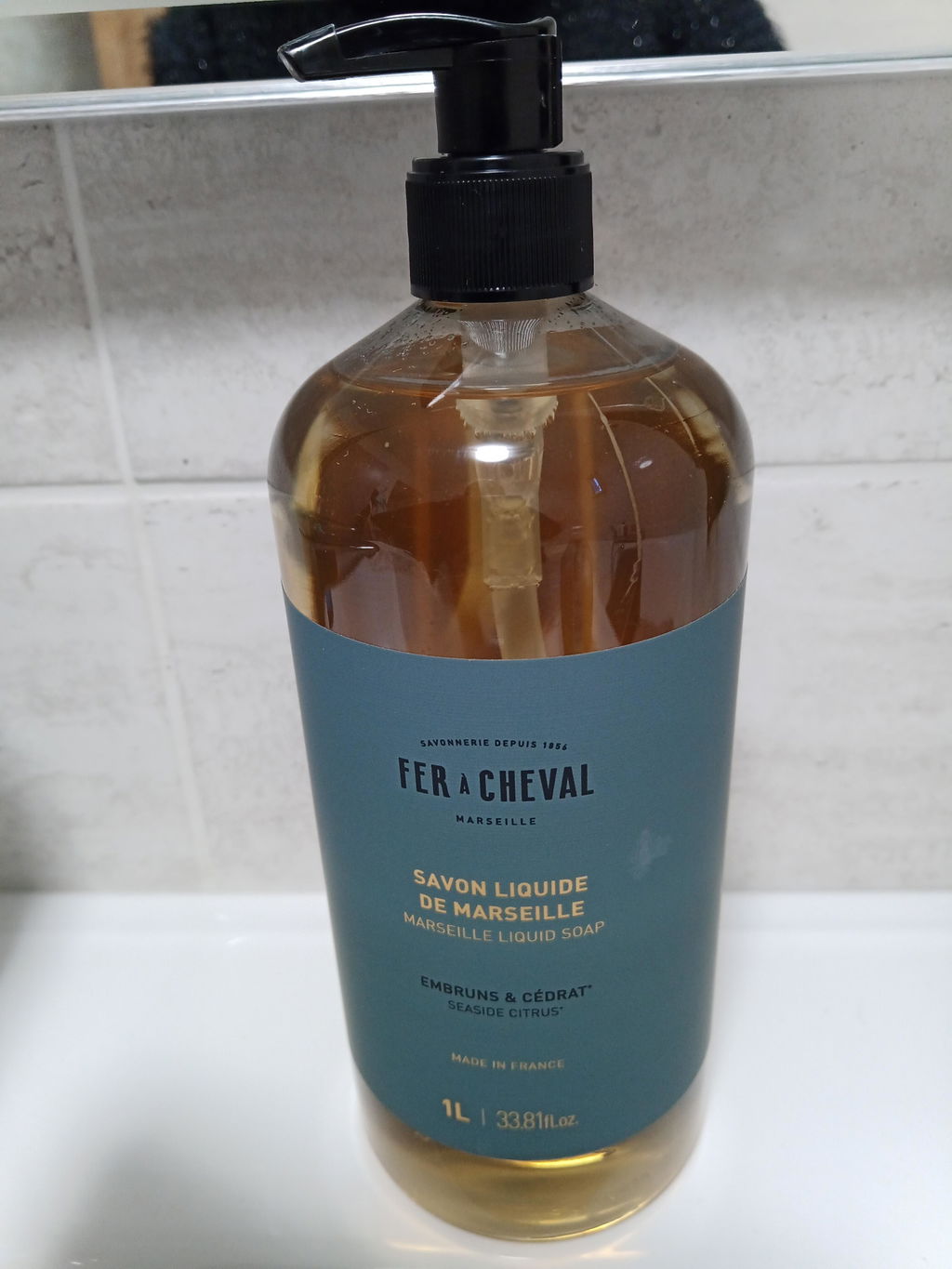 NCDSM Savons Liquides Marseille Embruns & Cédrat savon liquide 1L