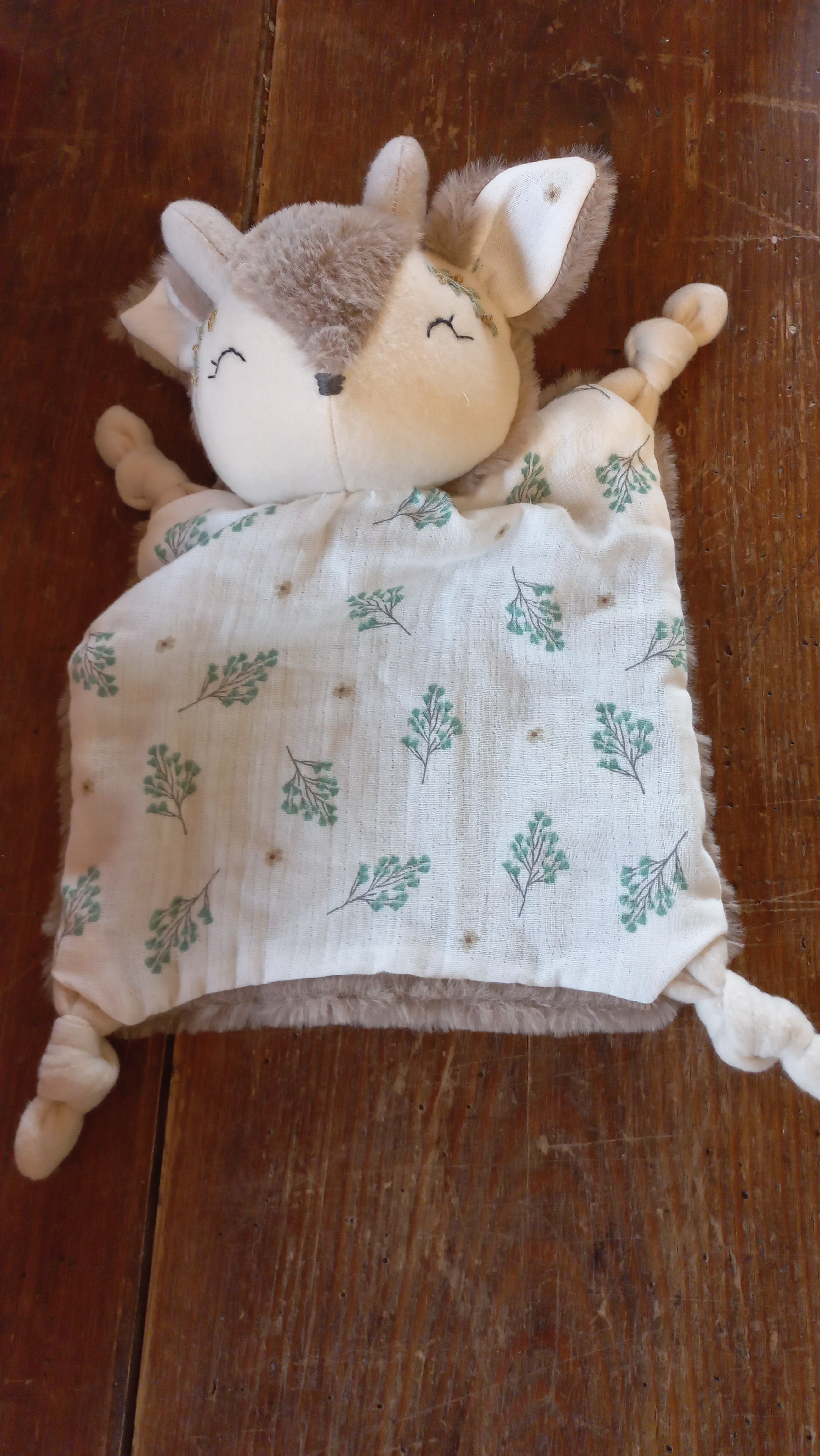 Exquises Caprines Doudou chèvre fait main cadeau naissance