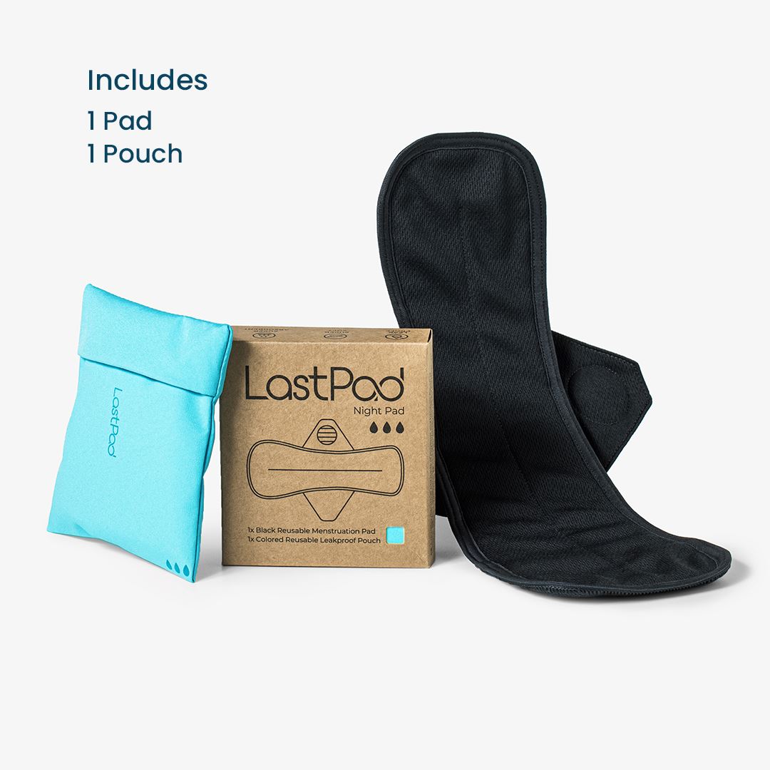 LastSwab LastPad serviette hygiénique lavable noire taille M