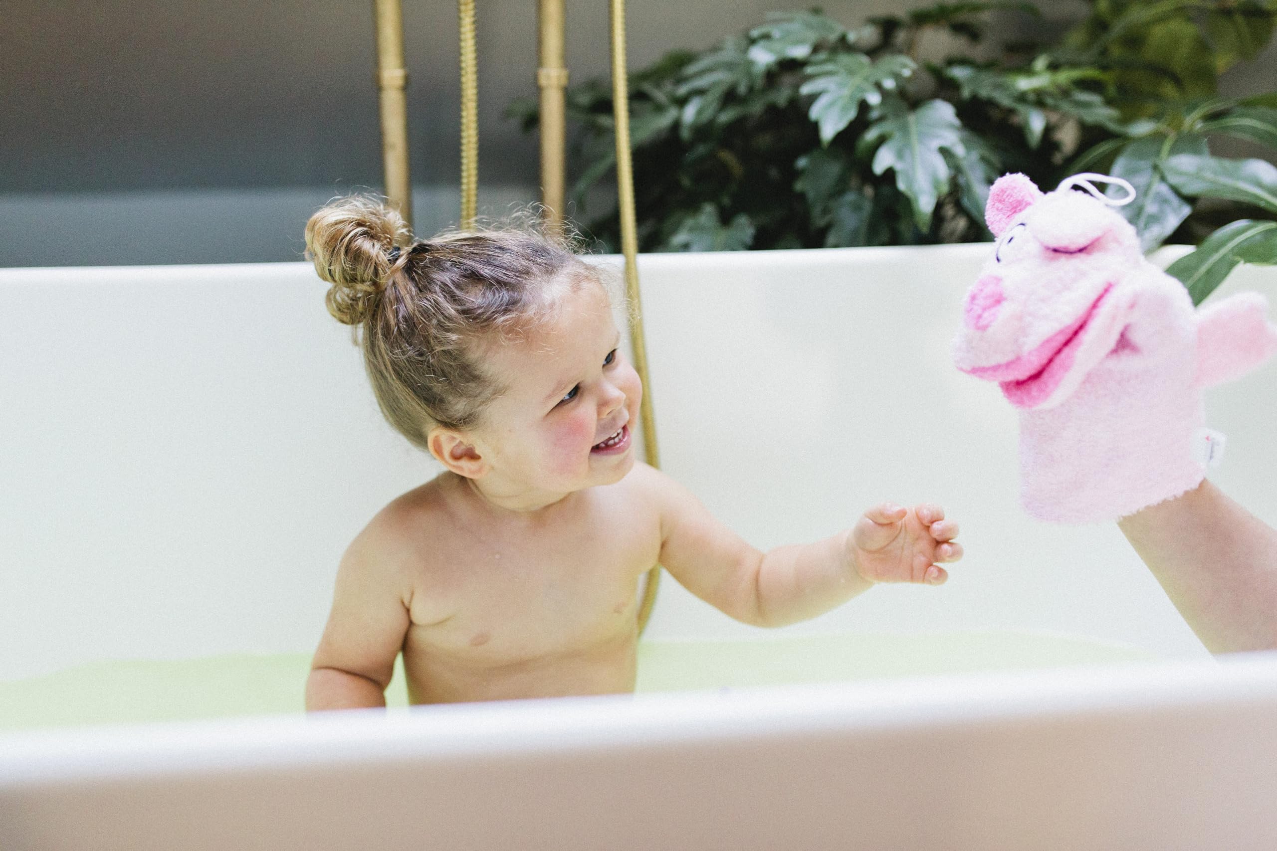 Isabelle Laurier Toddlers gant de toilette cochon coton bébé