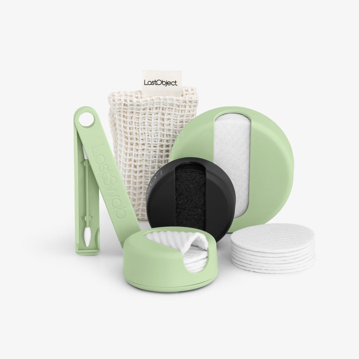 LastSwab Kit démaquillage lavable Essential coton + beauty