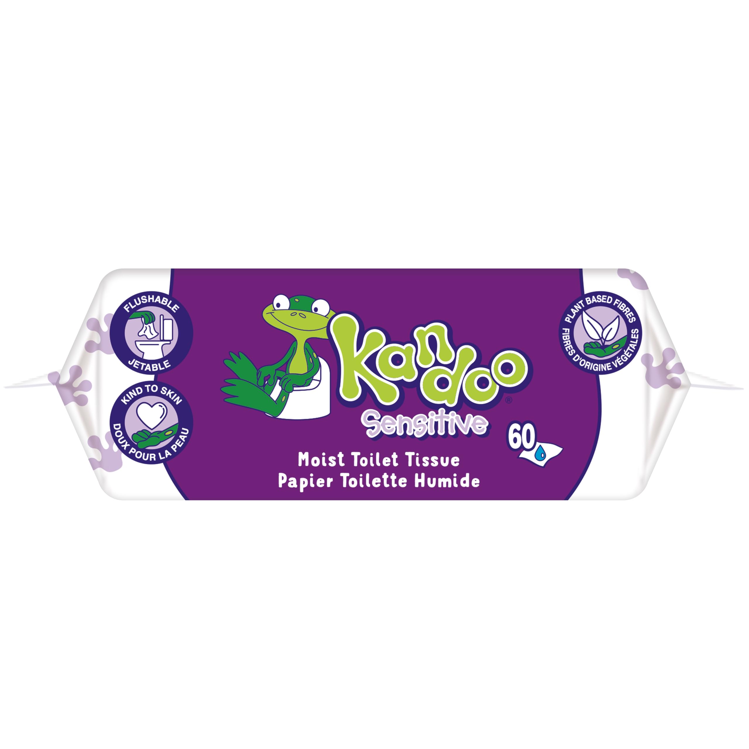 Kandoo Lingettes Sensitive lingettes humides 60 sans parfum