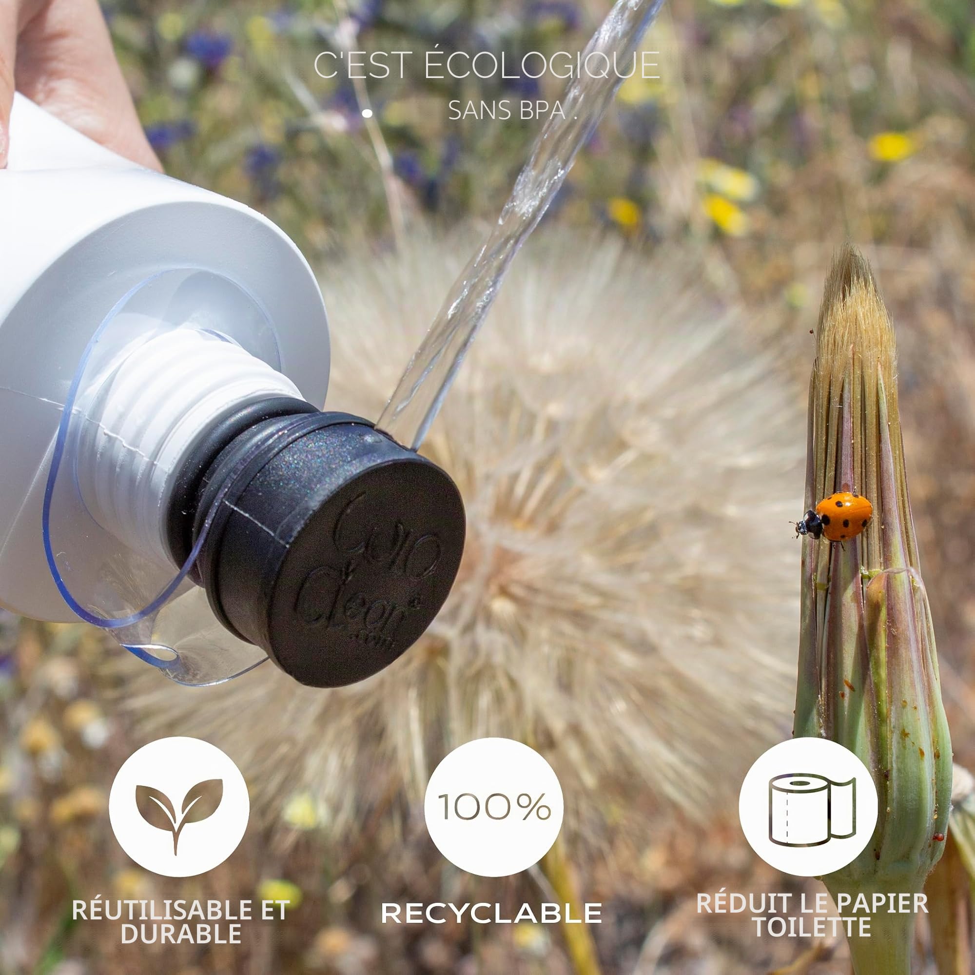 CuloClean Bidet portable + Bouteille 330ml lot de 2