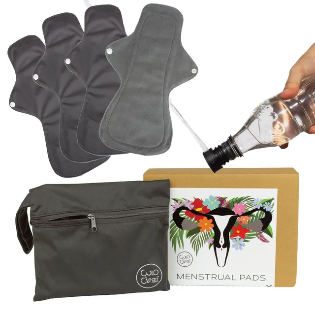 CuloClean Serviettes Hygiéniques Lavables Bambou 4L Bidet