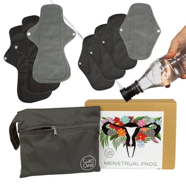 CuloClean Serviettes Lavables bambou 4M+3L bidet