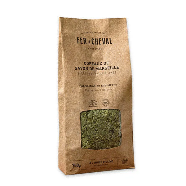 Fer à Cheval Copeaux Savon de Marseille Pur Olive 750g