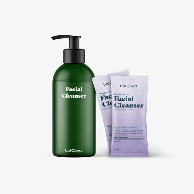 LastSwab Nettoyant Visage poudre kit 300 ml 2 recharges