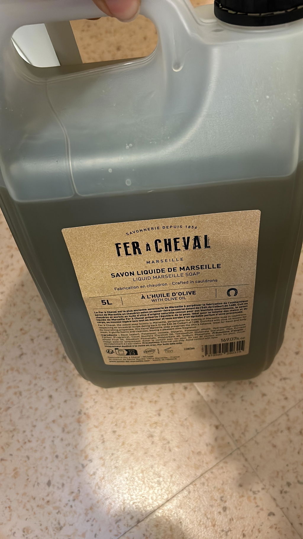 Fer à Cheval Savon Liquide de Marseille 1L olive