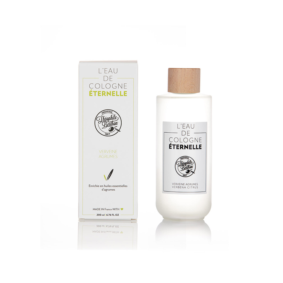 Theophile Berthon Parfum Eau de Cologne Eternelle 200ml Verveine Agrumes