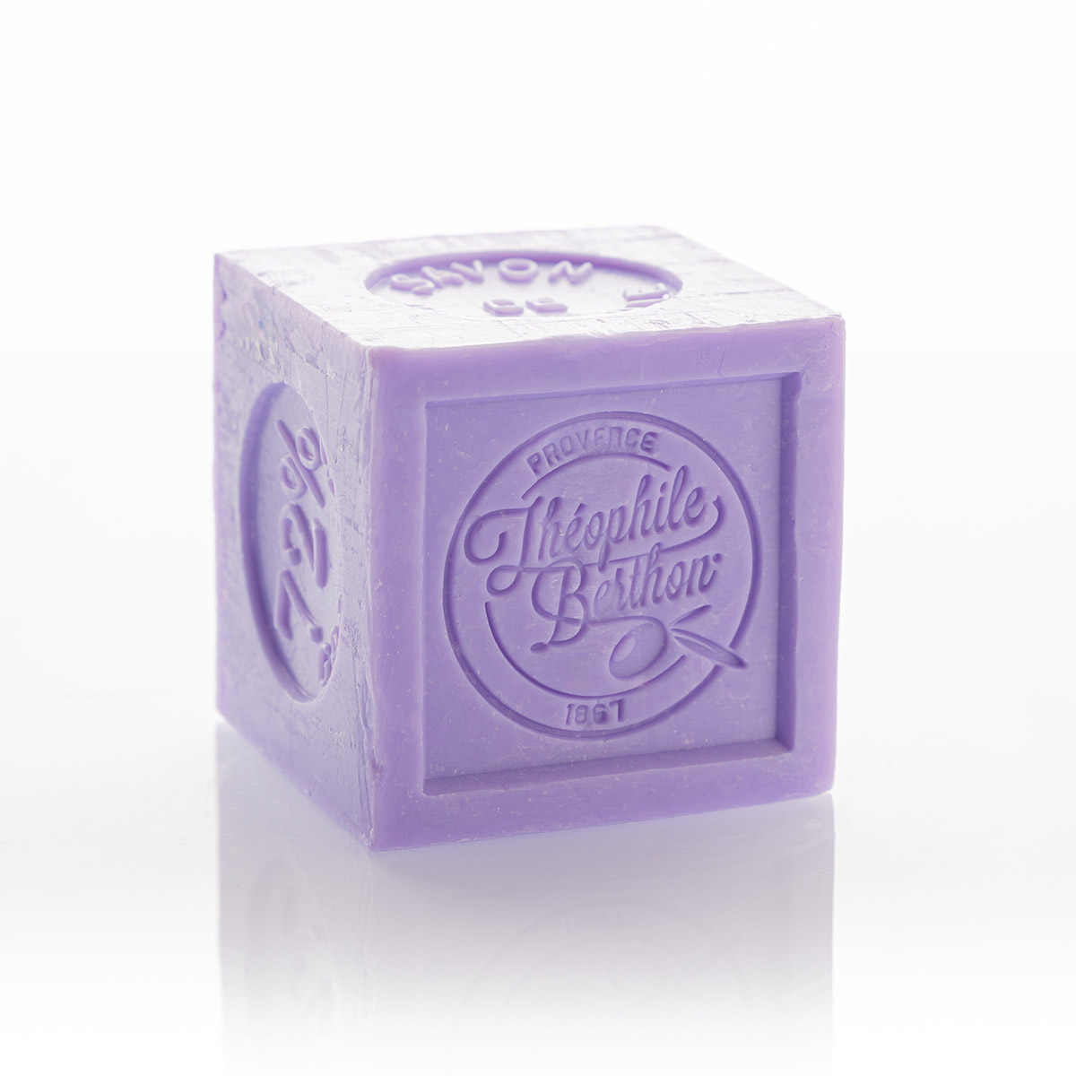 Théophile Berthon Pain de savon Marseille karité bio cube 300g