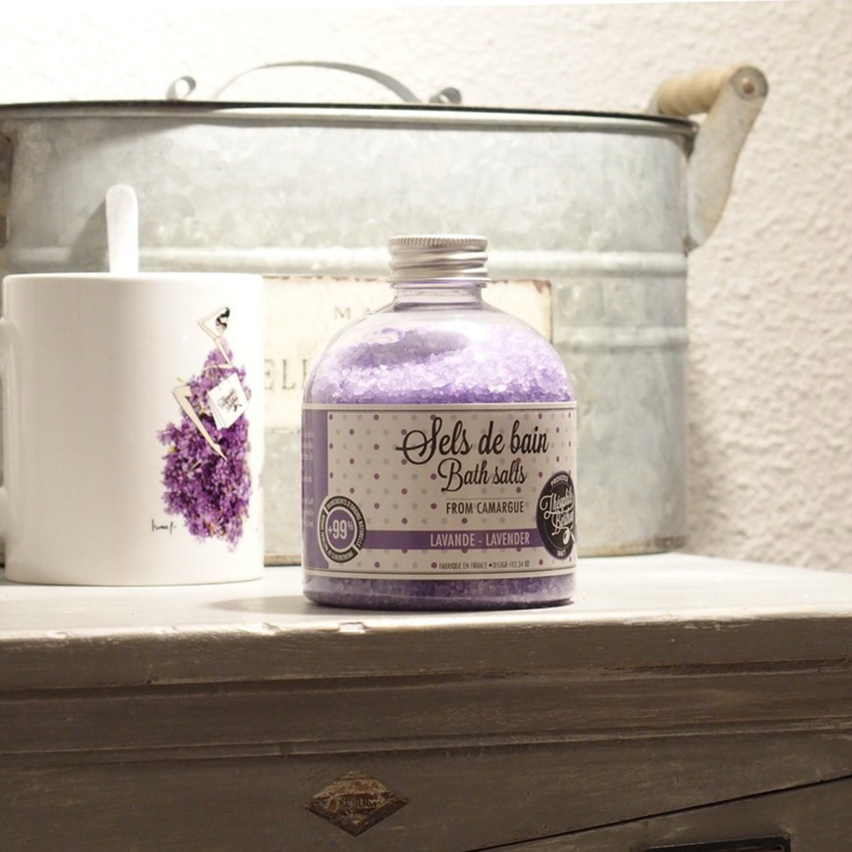 Theophile Berthon Sels de bain de Camargue lavande 350g