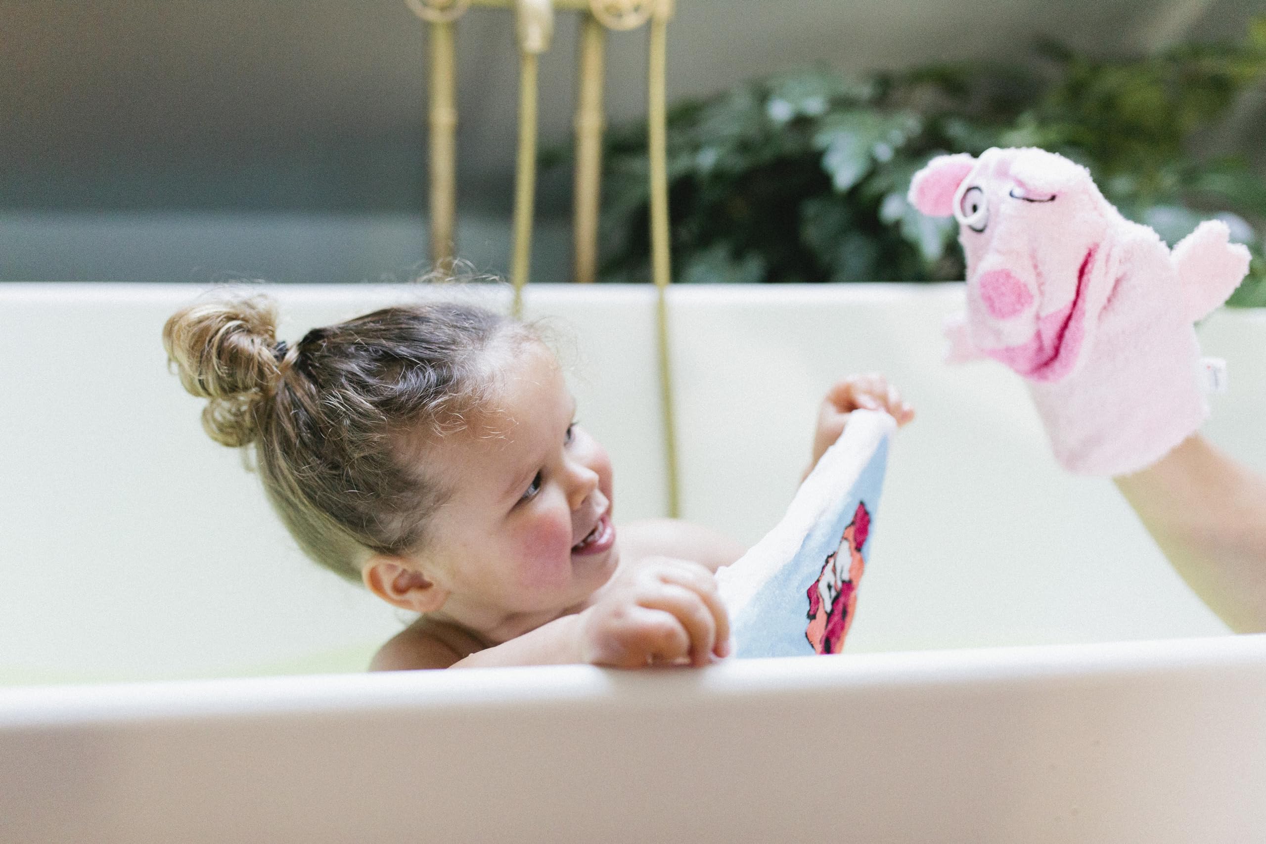 Isabelle Laurier Toddlers serviette magique cochon coton 30x30