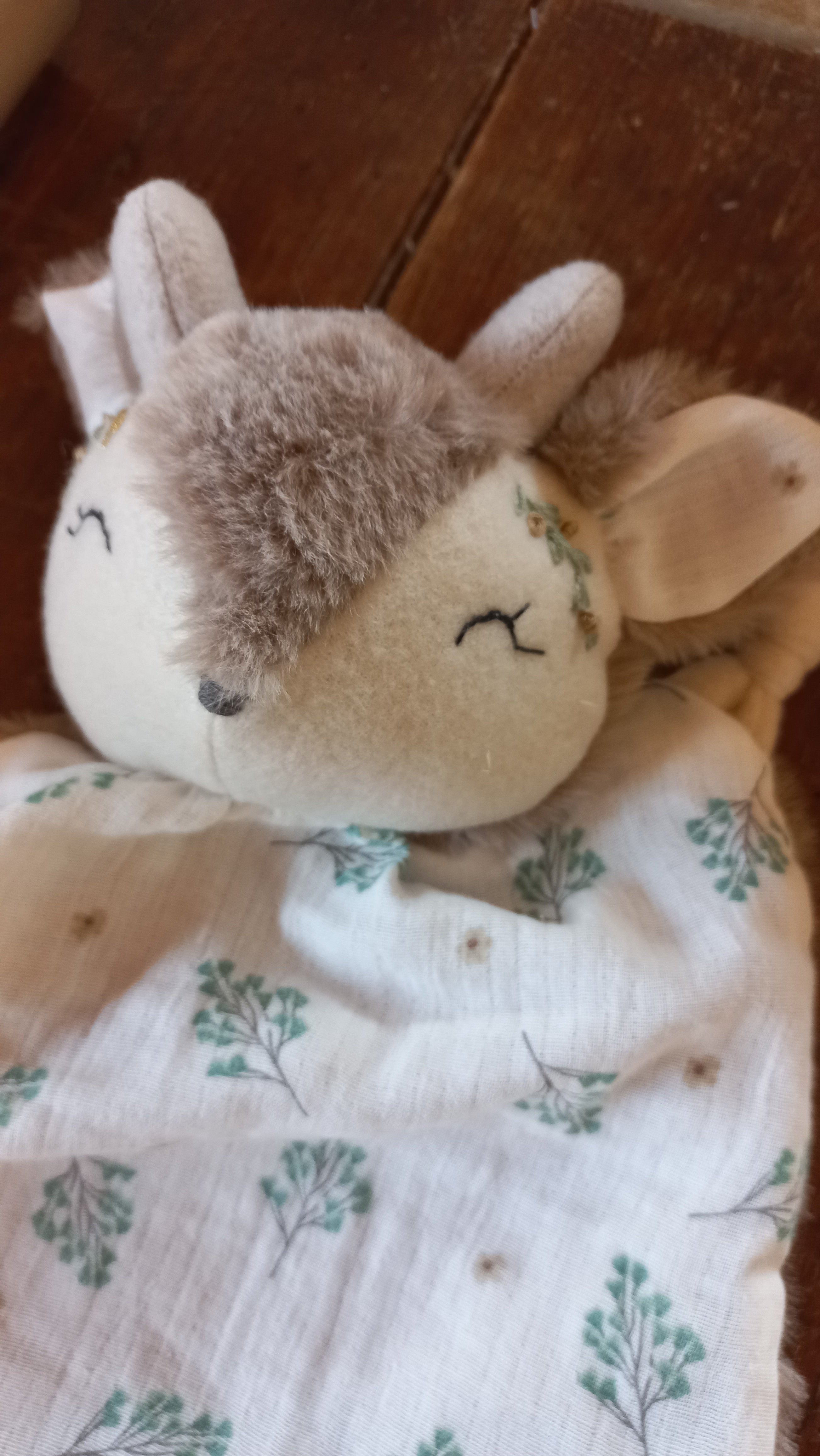 Exquises Caprines Doudou chèvre fait main cadeau naissance