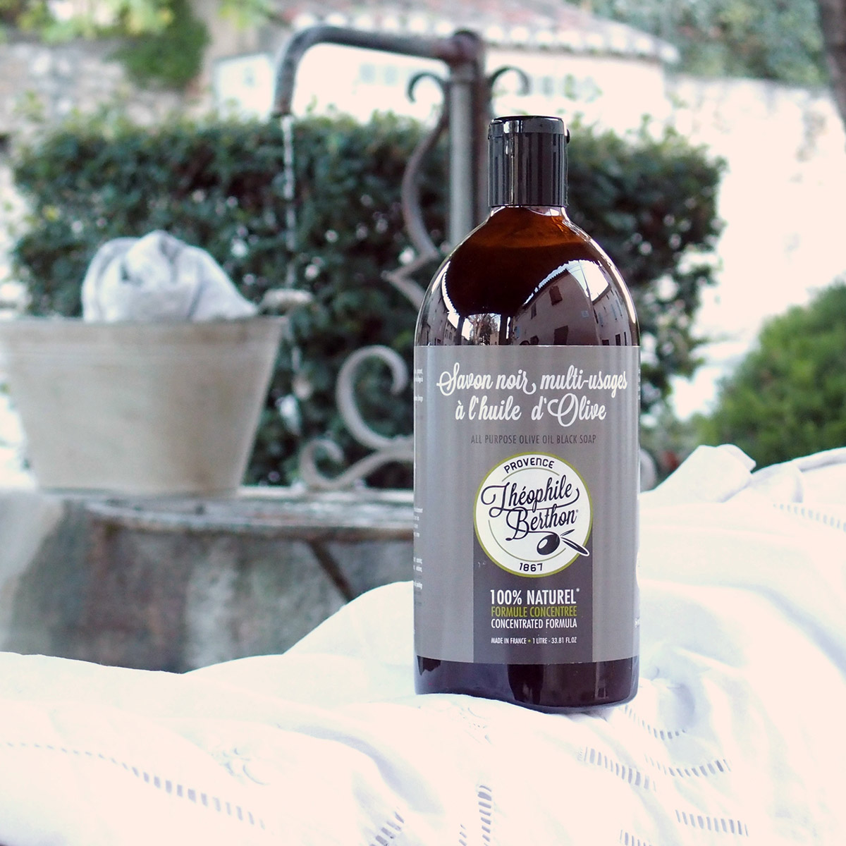 Théophile Berthon Savon Noir Liquide Multi-usages 5L Sans Parfum