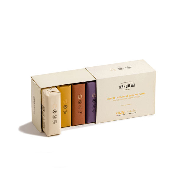 NCDSM Coffrets savon coffret 4 savons parfumés 125g