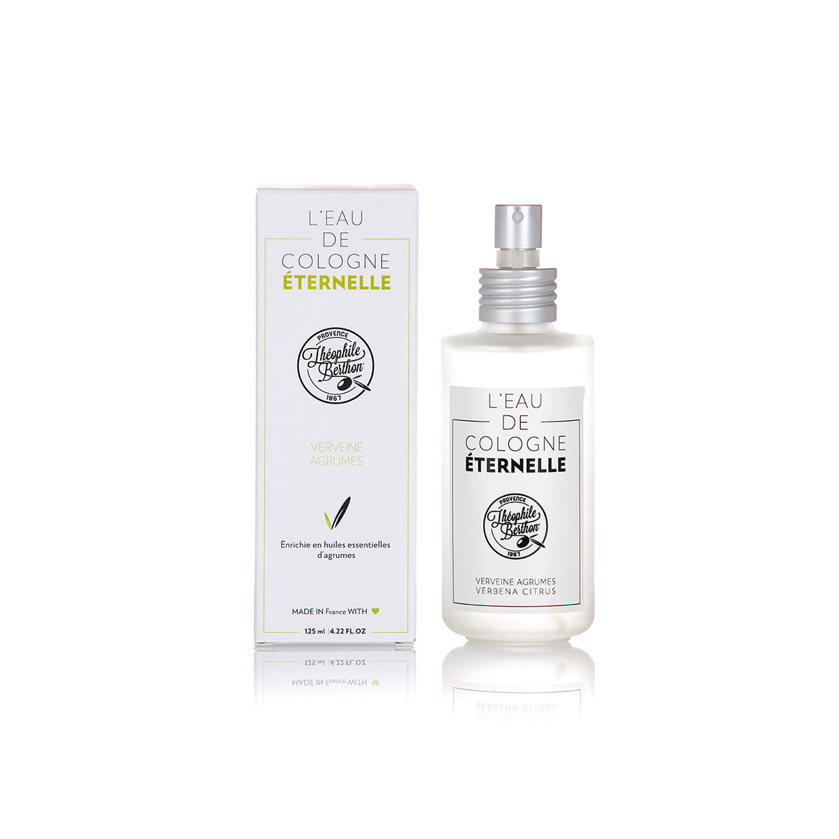 Théophile Berthon Éternelle eau de Cologne verveine agrumes 125ml
