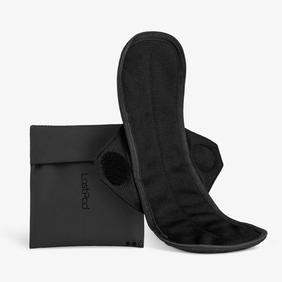 LastSwab LastPad serviette hygiénique lavable noire taille M