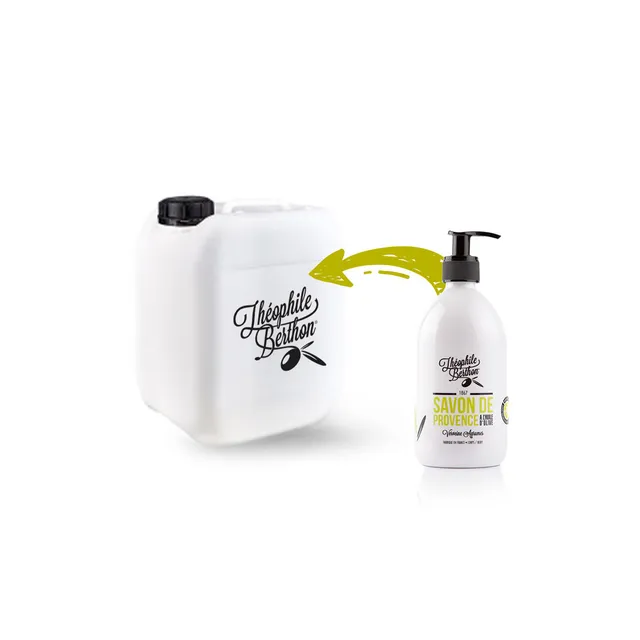 Theophile Berthon Savon Provence éco-recharge 5L verveine agrumes