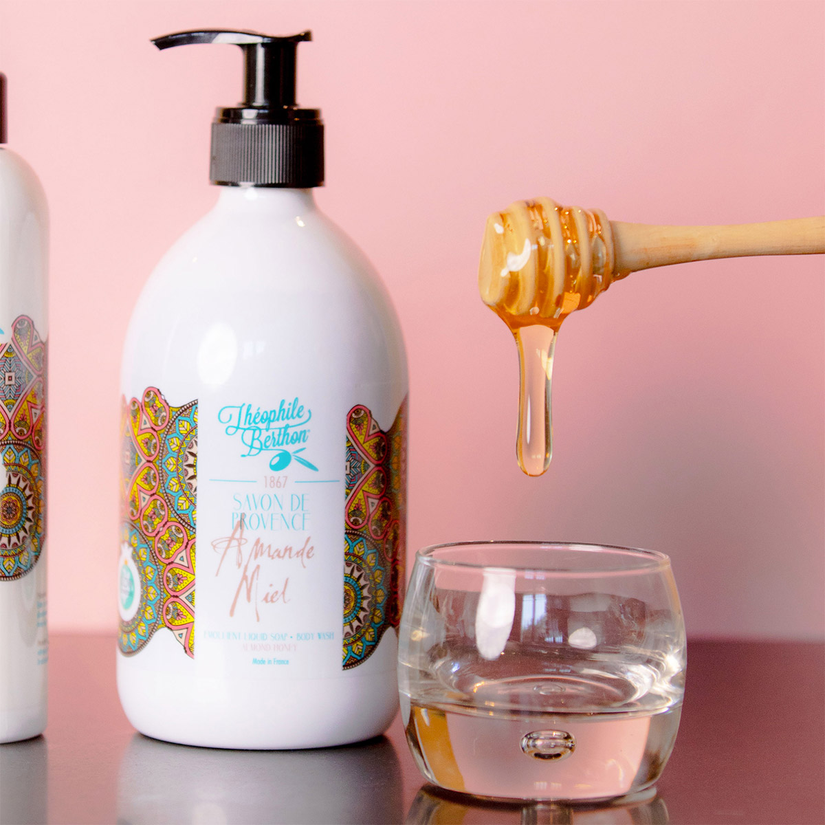 Théophile Berthon Trousse Amande huile sèche 100ml + savon 500ml