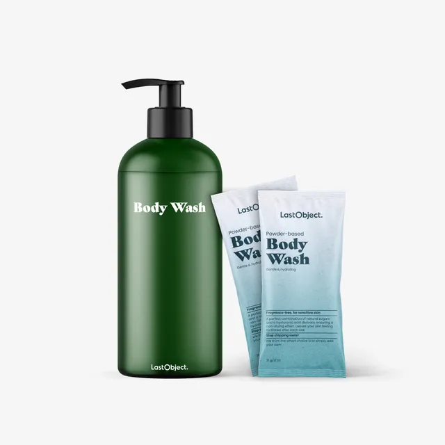 LastSwab Body Wash gel douche poudre Starter Kit 2x500ml