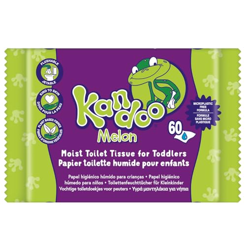 Kandoo Lingettes Melon Lingettes Humides 60 lingettes jetables