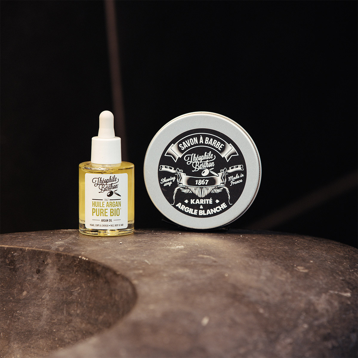 Théophile Berthon Savon solide & Shampoing Savon à Barbe savon 100g
