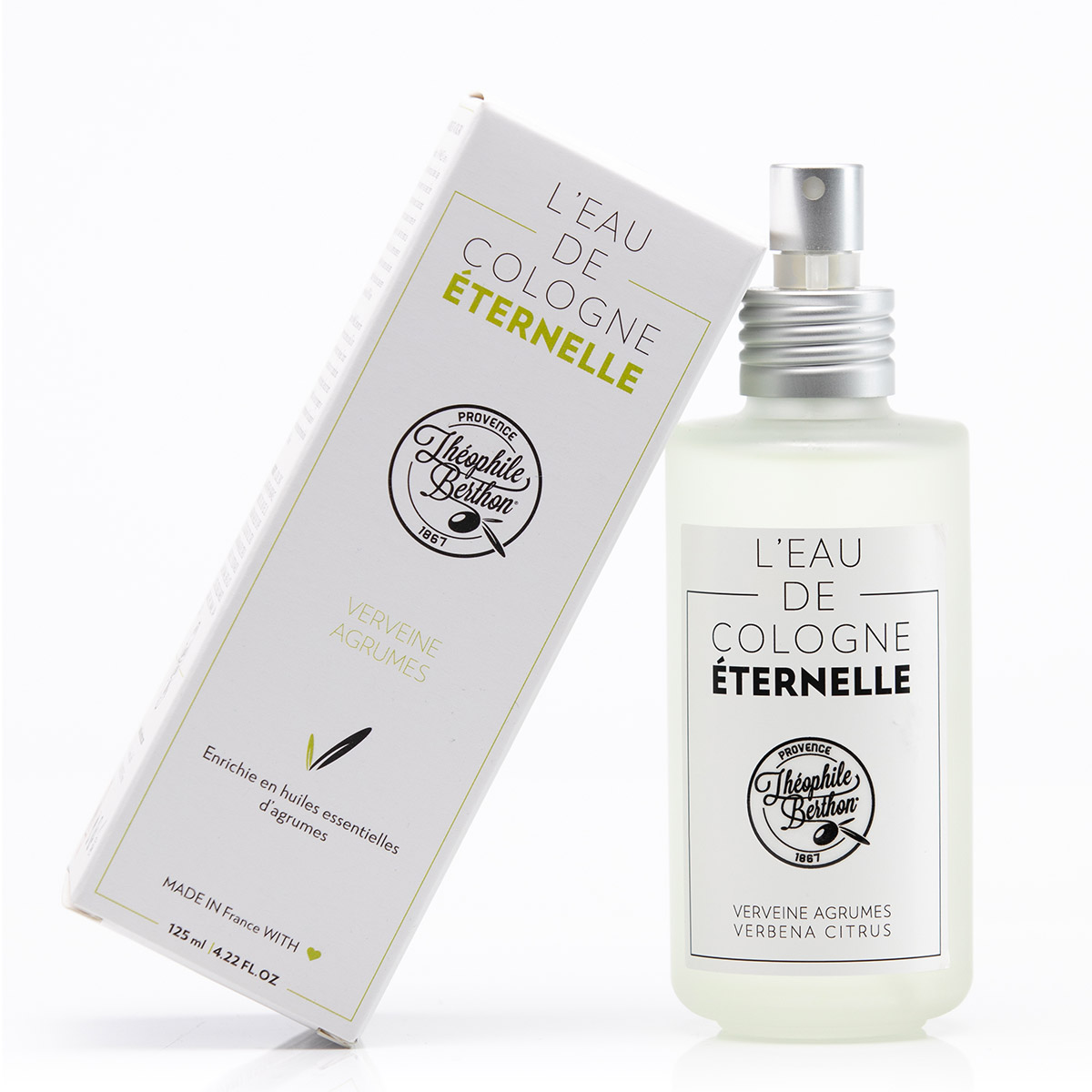 Théophile Berthon Éternelle eau de Cologne verveine agrumes 125ml