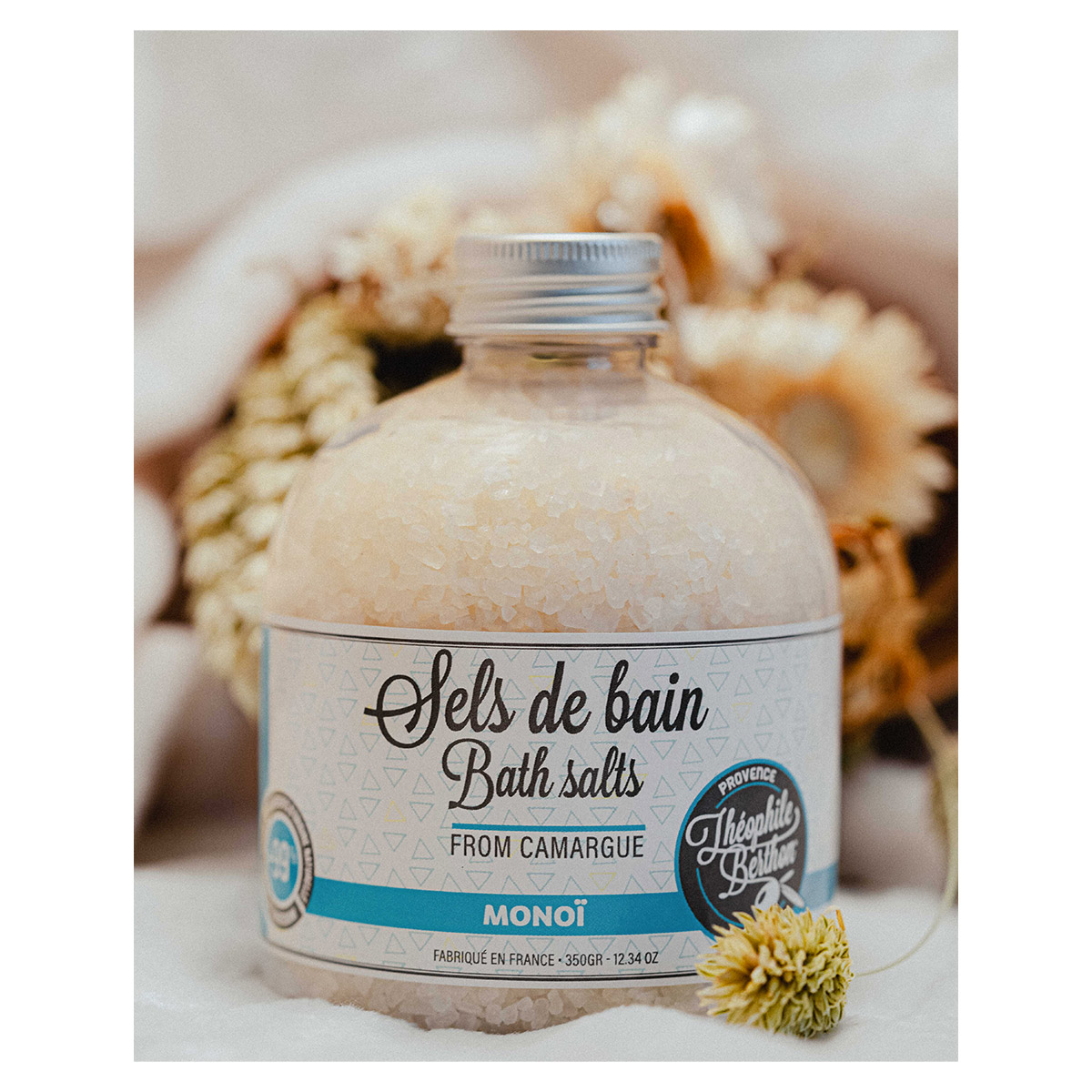 Théophile Berthon Sels de bain de Camargue 350g monoï