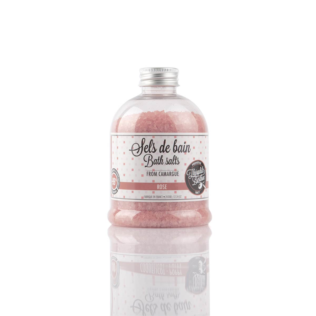 Theophile Berthon Trousse Rose Délicate Lait 240ml + Sels 350g