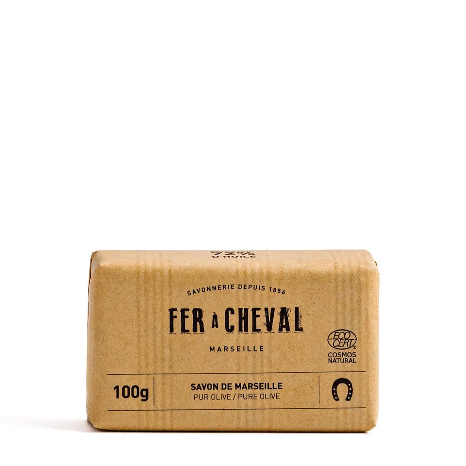 Fer à Cheval Pur Olive Savonnette Marseille 100g Olive