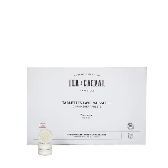 Fer à Cheval Tablettes Lave-Vaisselle Tout-en-Un 40x18g sans parfum