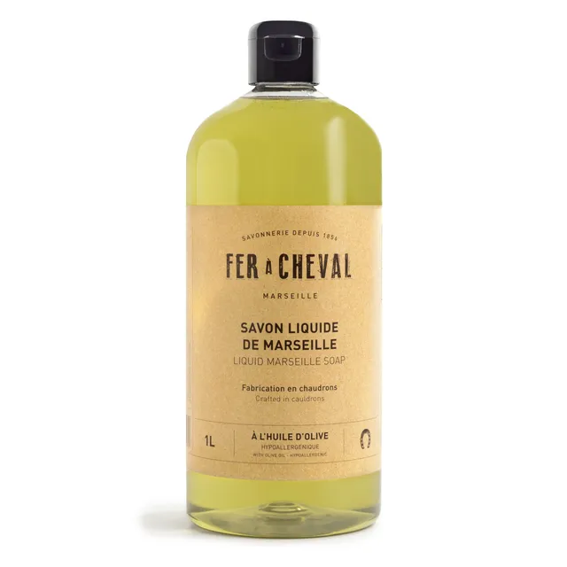 Fer à Cheval Savon Liquide de Marseille 1L olive
