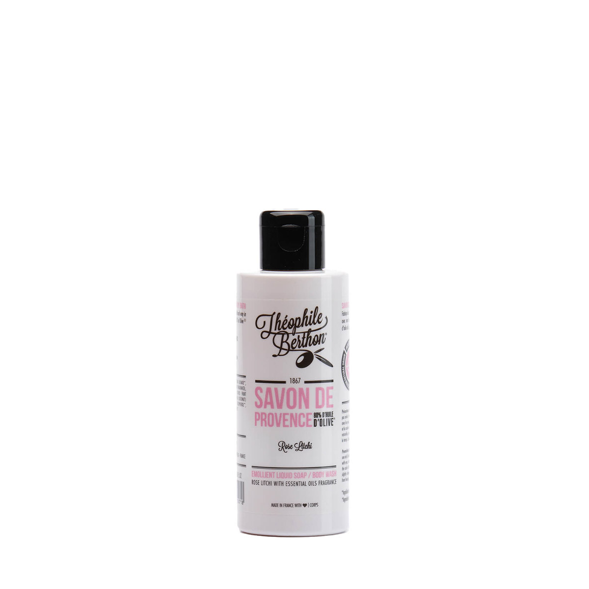 THEOPHILE BERTHON Savon de Marseille savon Provence 100ml rose litchi