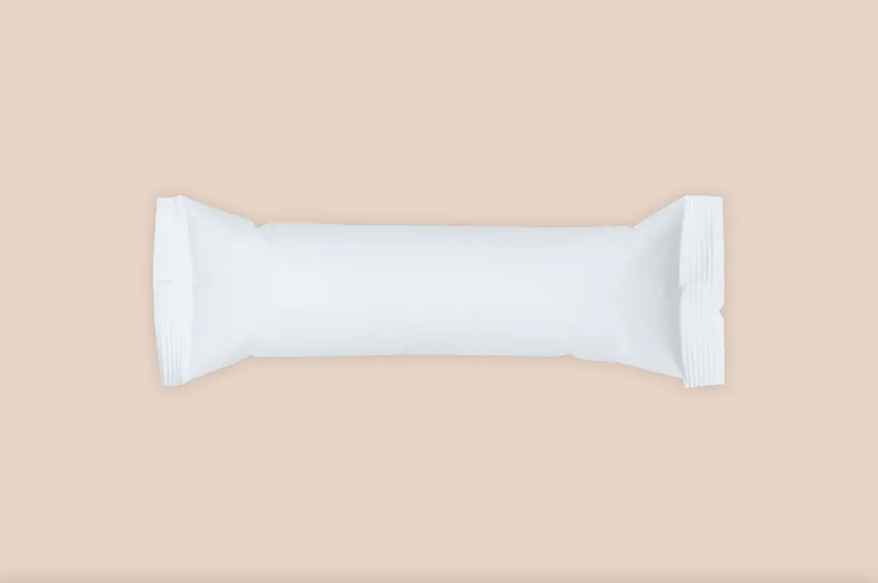 Oshibori Concept Échantillon Serviette 15g Blanc+Noir Thé Blanc x2