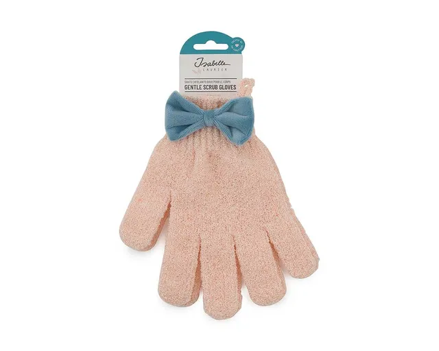 Isabelle Laurier Ladies lot 2 gants exfoliants pêche gommage corps