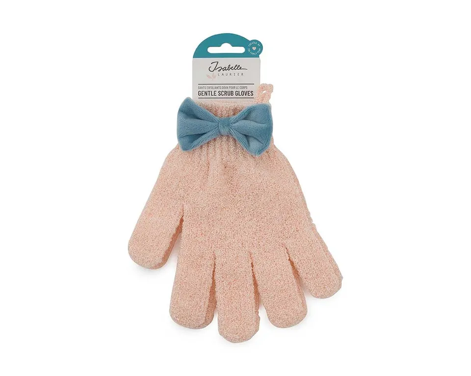 Isabelle Laurier Ladies lot 2 gants exfoliants pêche gommage corps