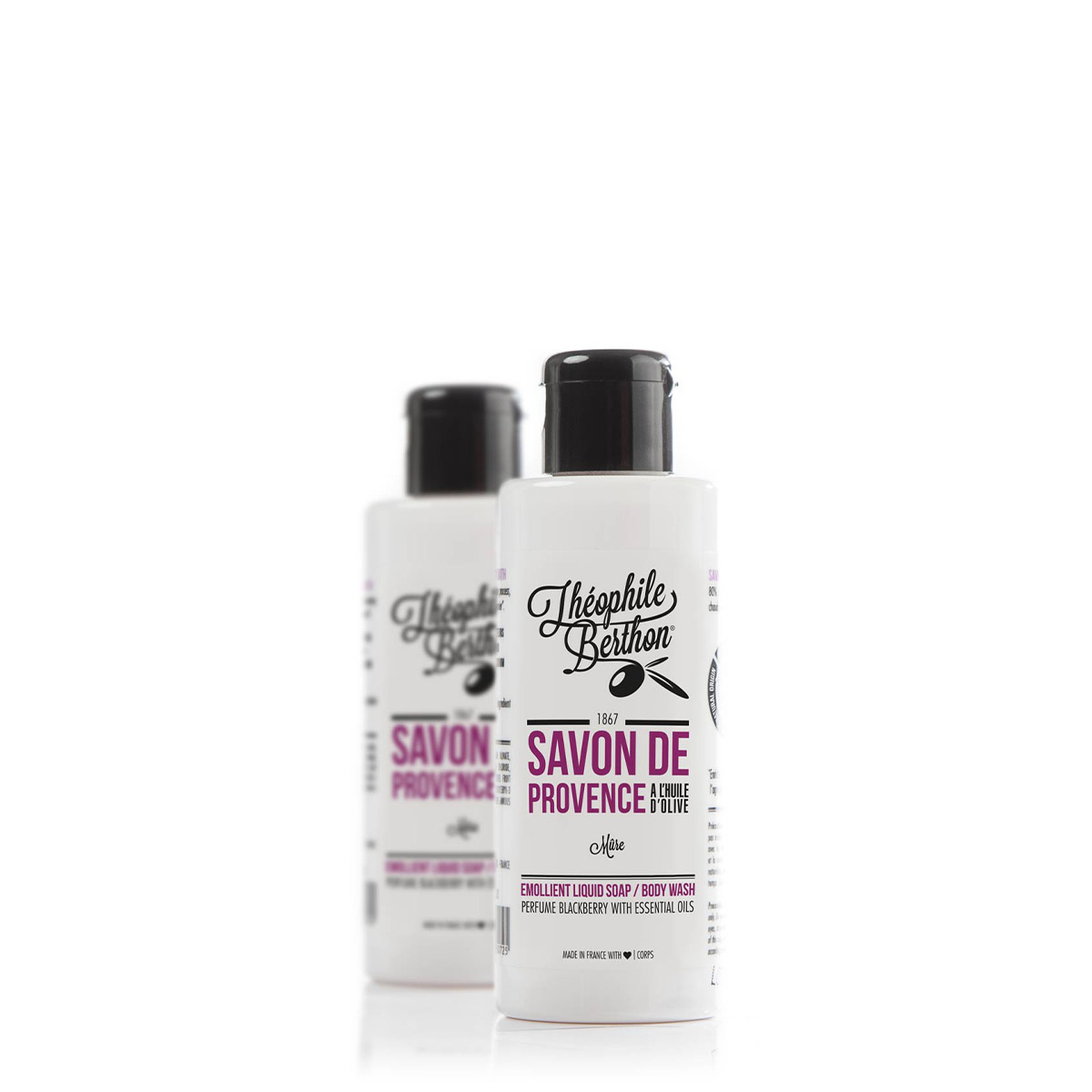 Théophile Berthon Savon Provence surgras mûre 100ml bain corps