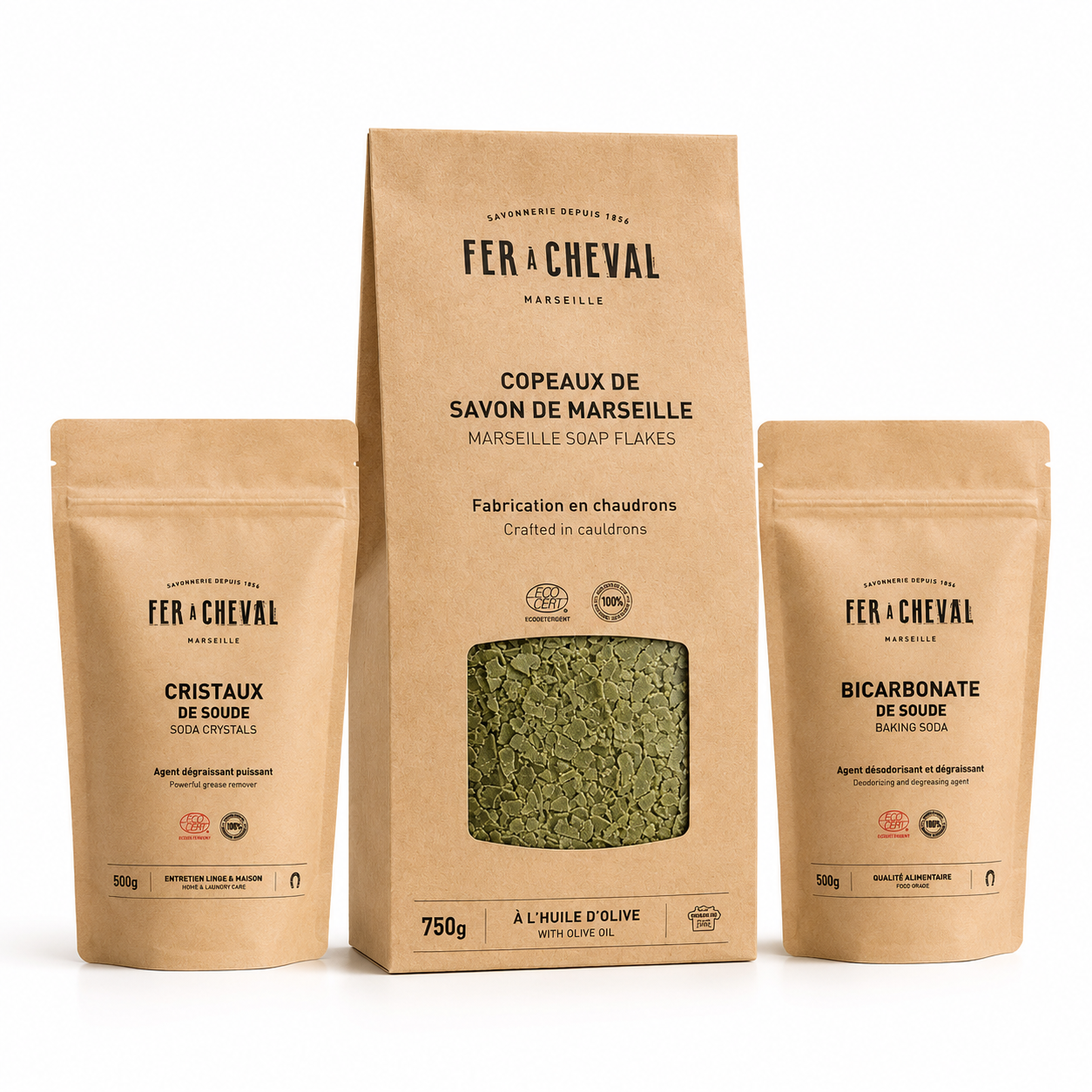 Fer à Cheval Kit DIY Lessive Maison copeaux Marseille 365 jours