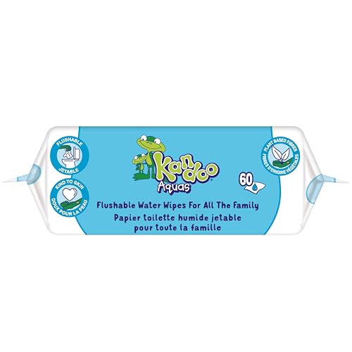 Kandoo Aquas lingettes toilette 99% eau 60 unités
